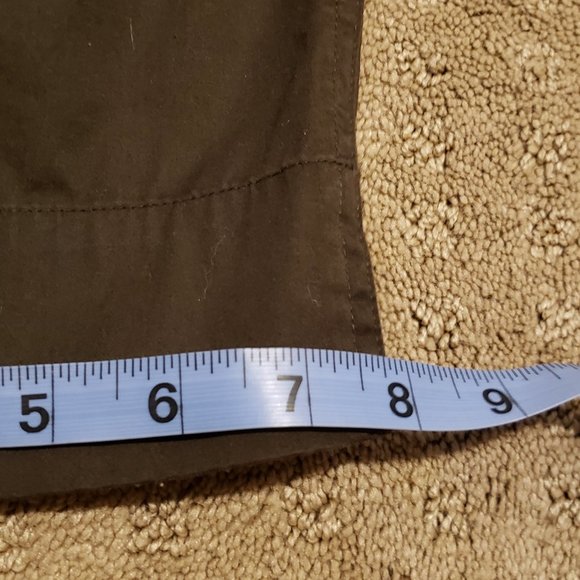 Tommy Bahama Cropped Pants Ellery Fit Summer Modest Brown | Women's 14 Pre-owned - Picture 10 of 12